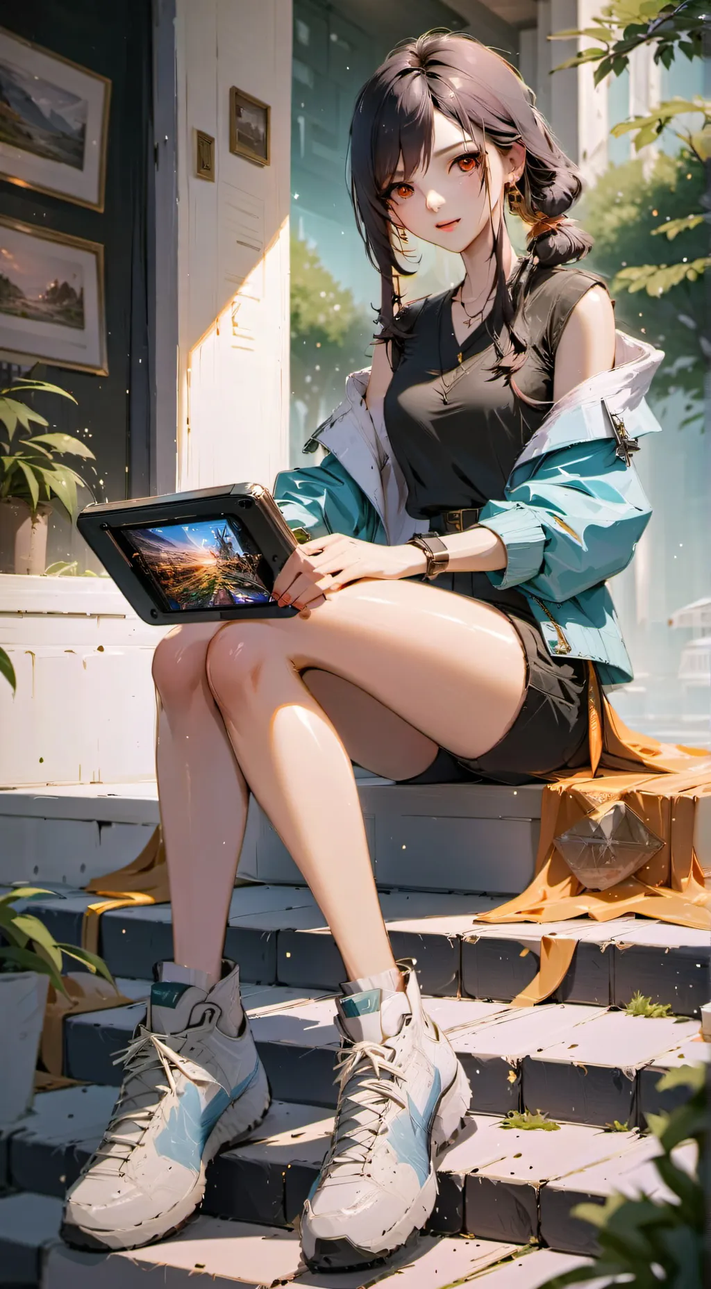 ai character: zoey background