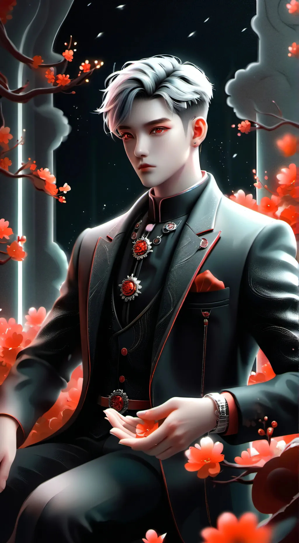 ai character: Liam💜💜💜💜 background