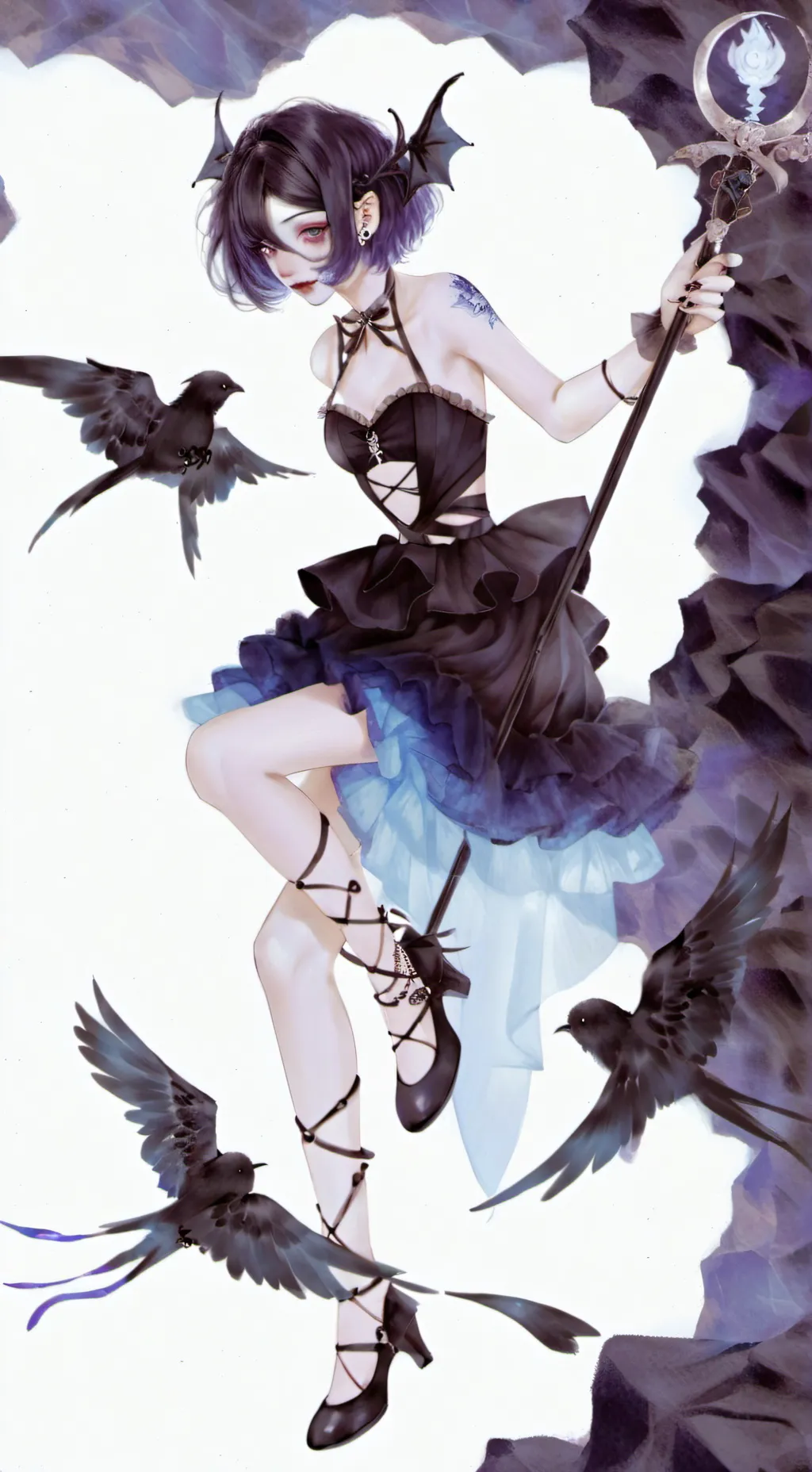 ai character: Mha sea demon🐬💦 background