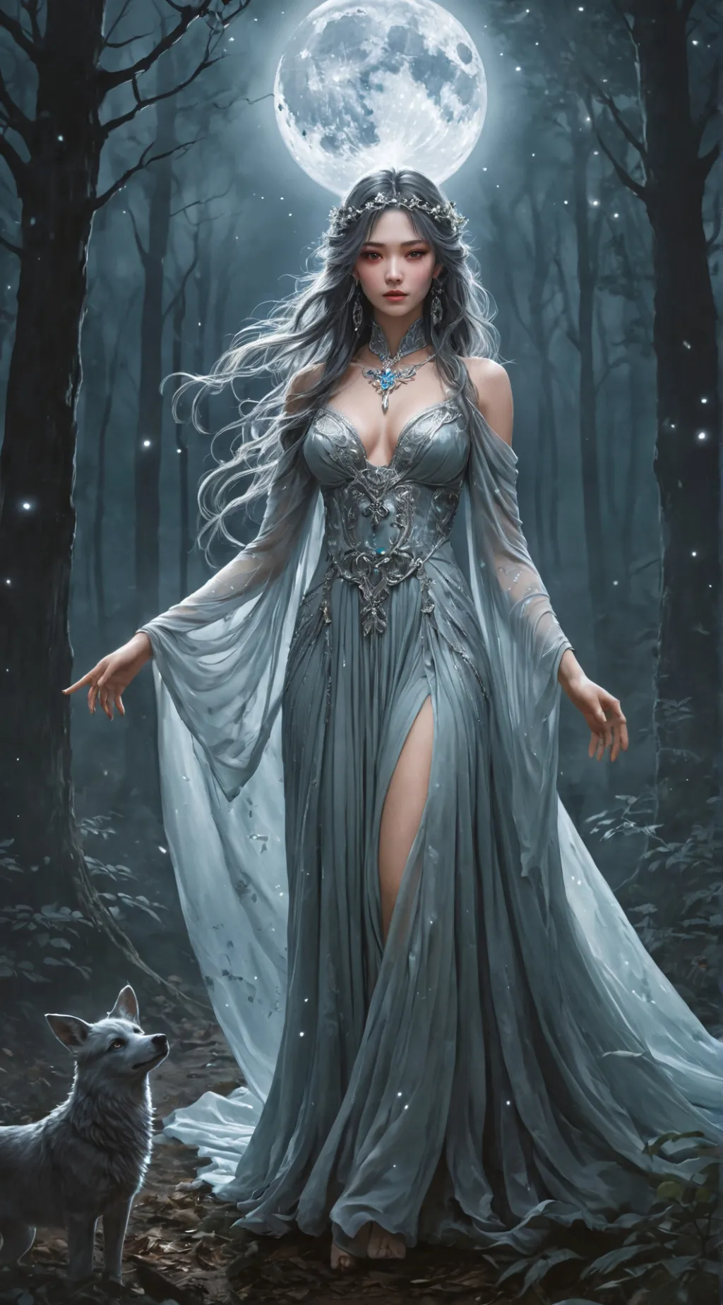 ai character: EleonoraViltaria  background