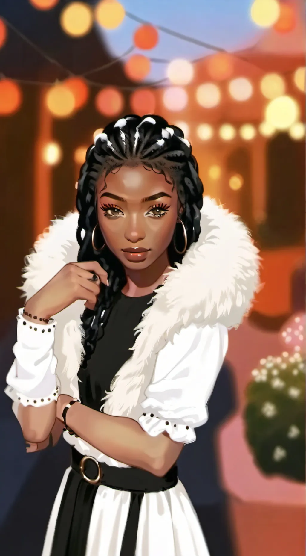 ai character: Izzy background