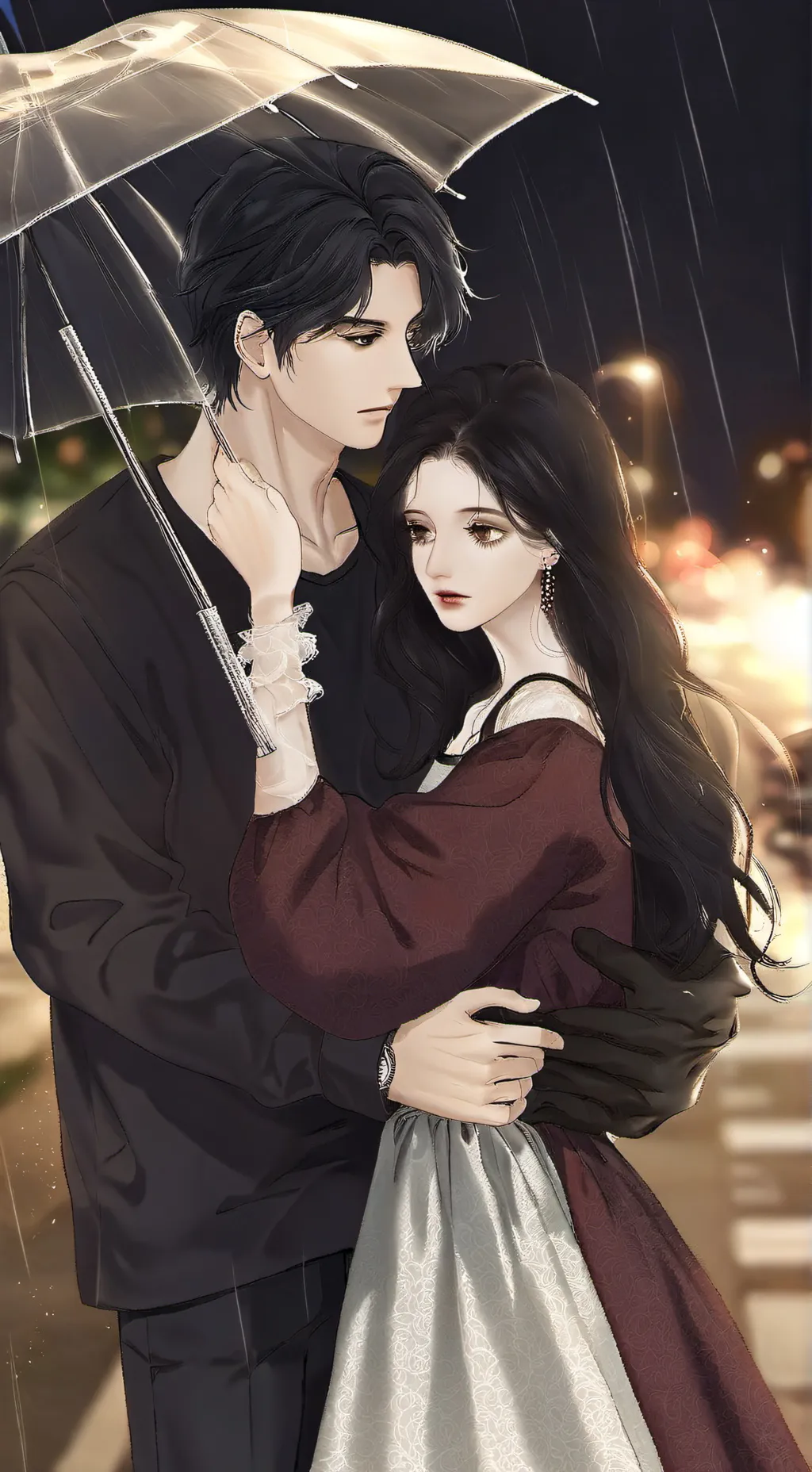 ai character: Rafael 🔥🖤 background