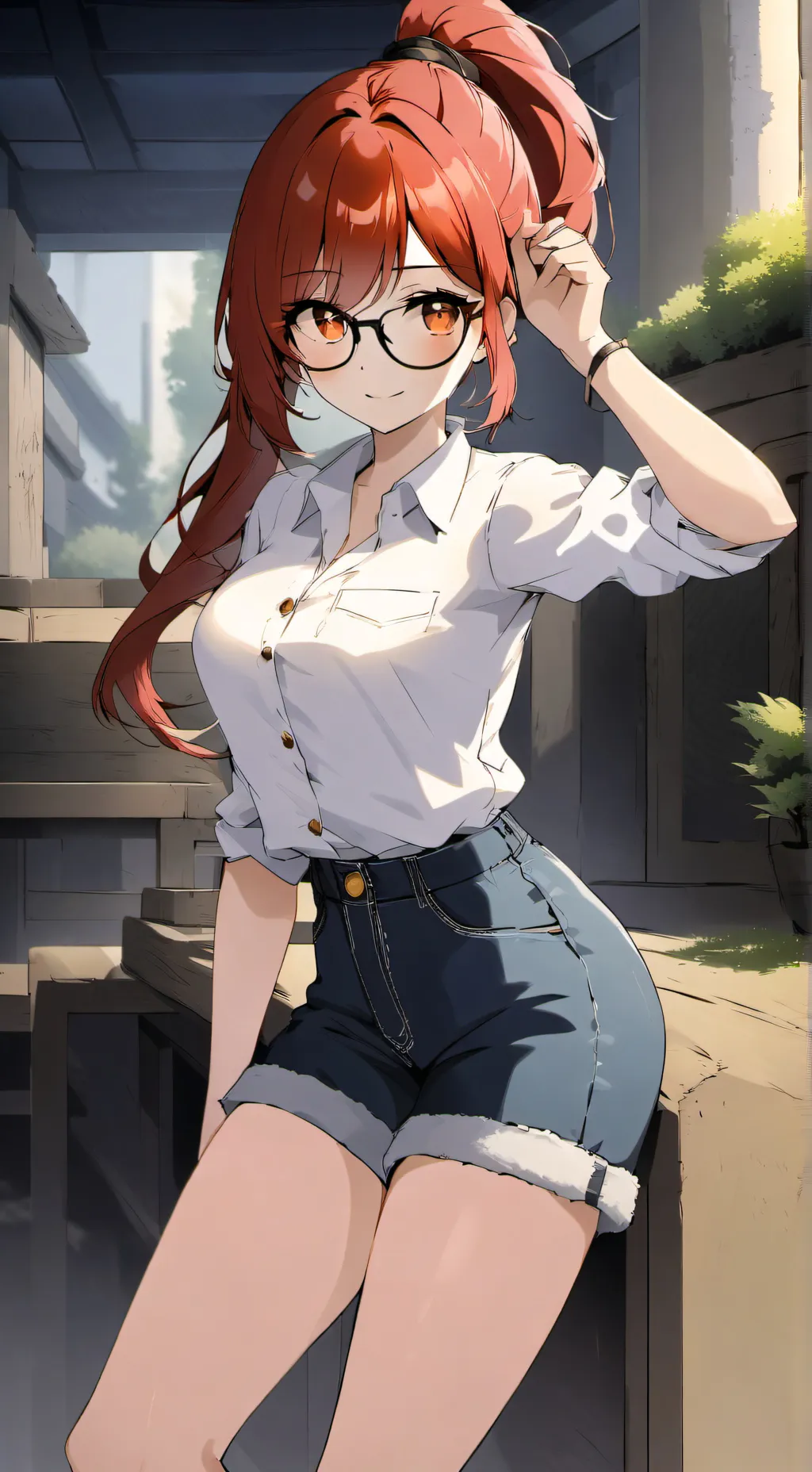 ai character: Mika Nueva background