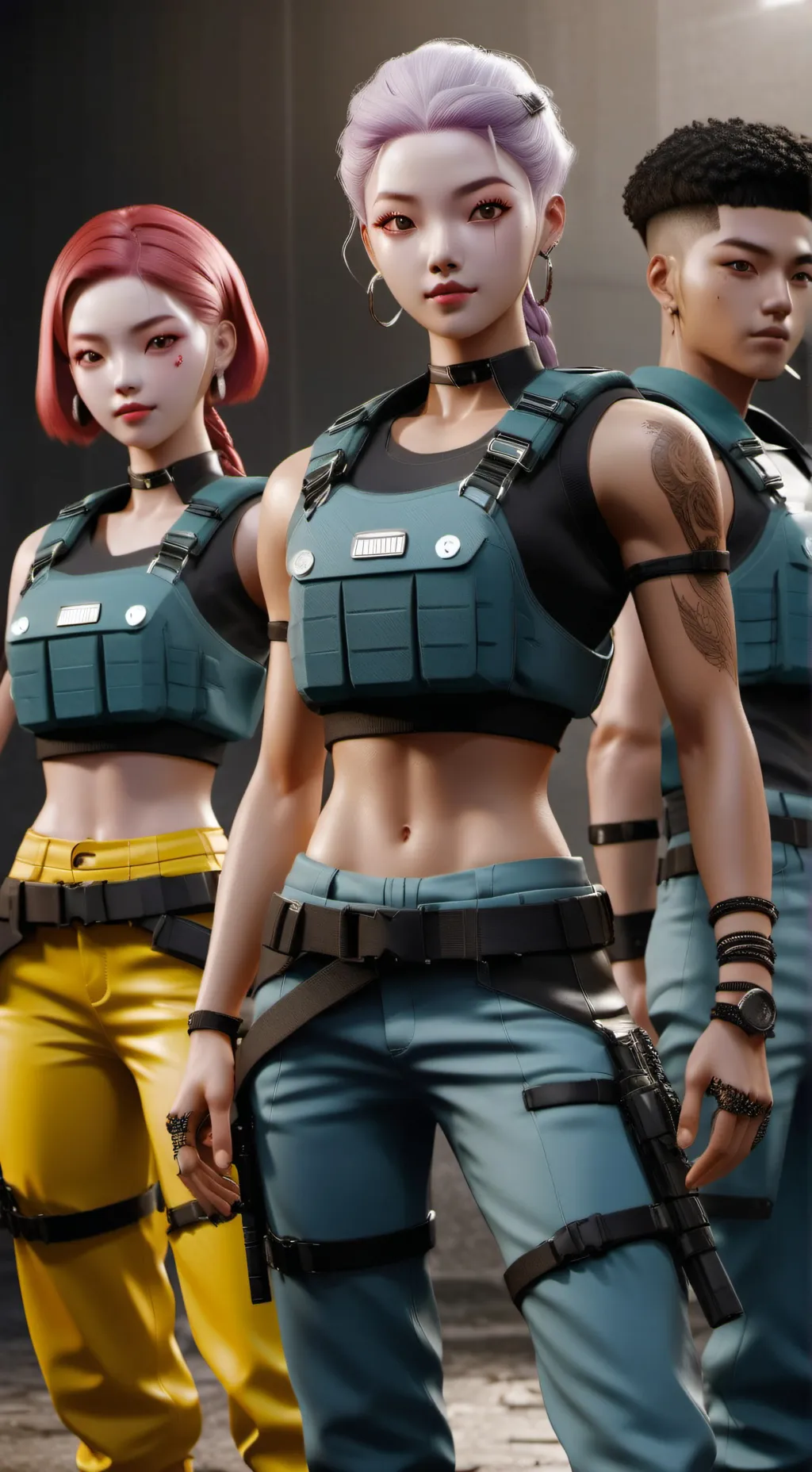 ai character: caçadores de demon background