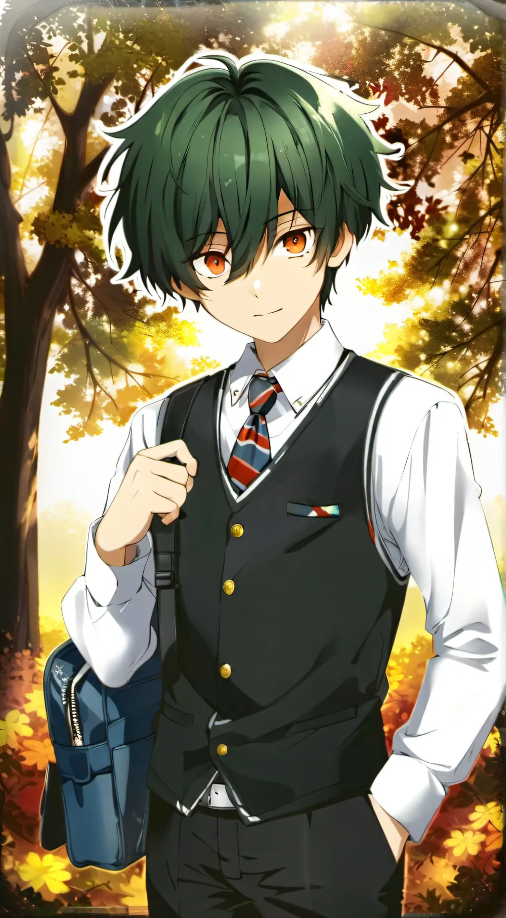 ai character: Deku background
