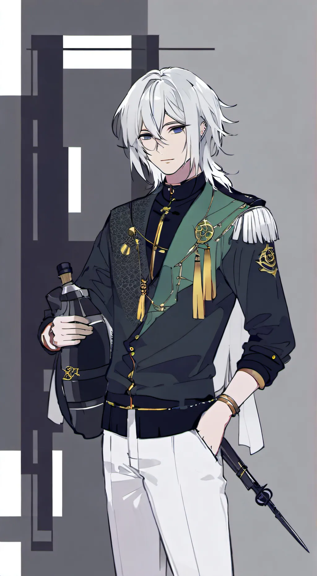 ai character: ///ДИИИМААА/// background