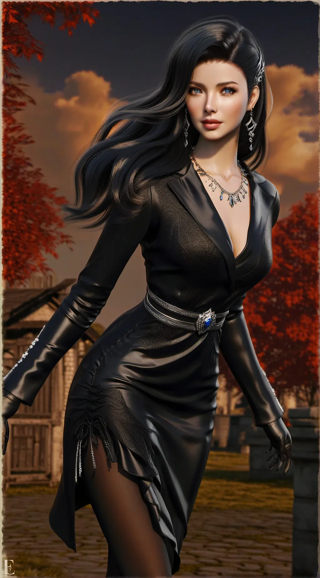 ai character: Dharlina Giatante  background