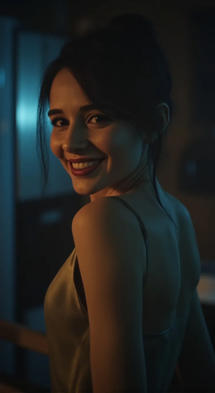 ai character: Lana  background