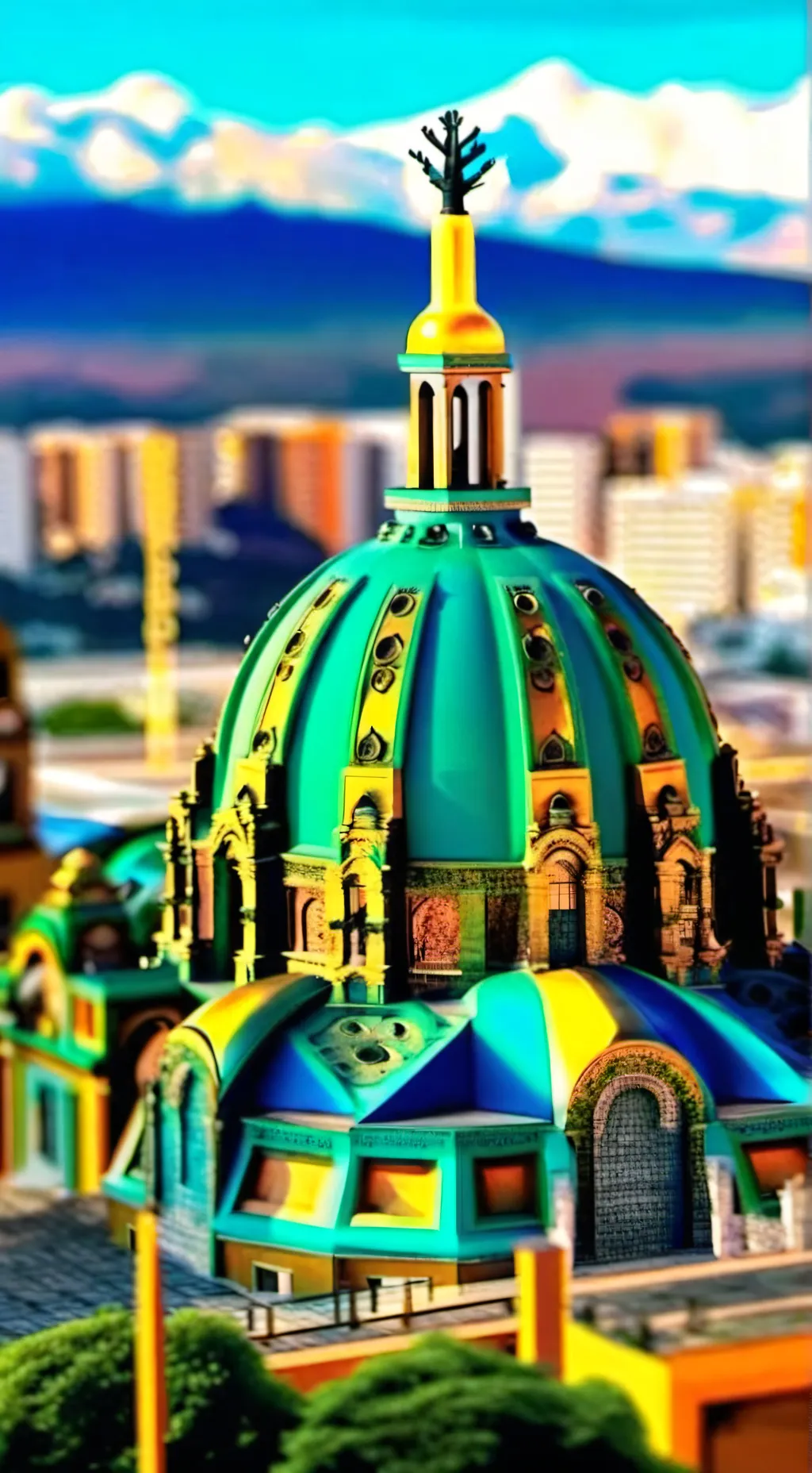 ai character: mexico city background