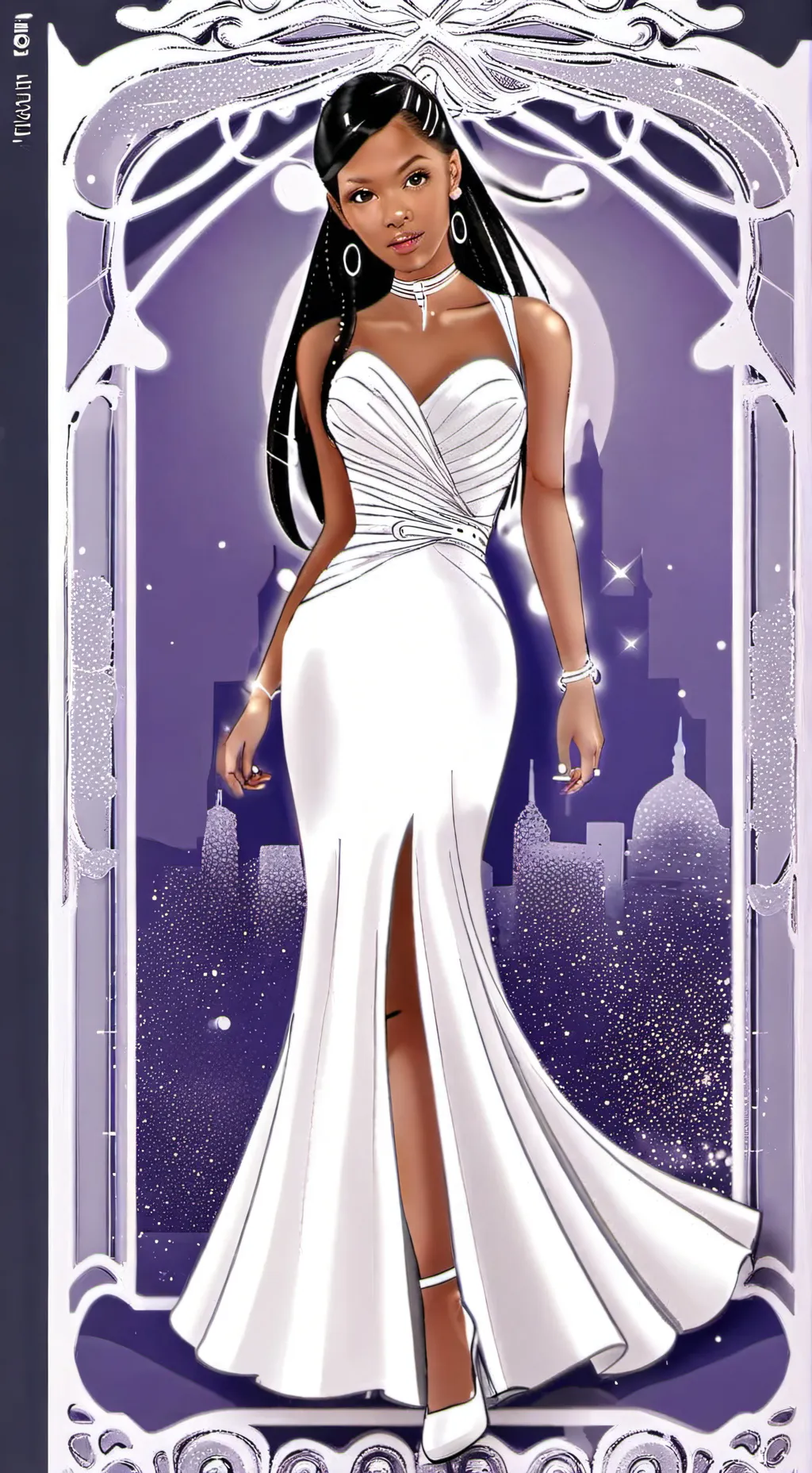 ai character: luna background