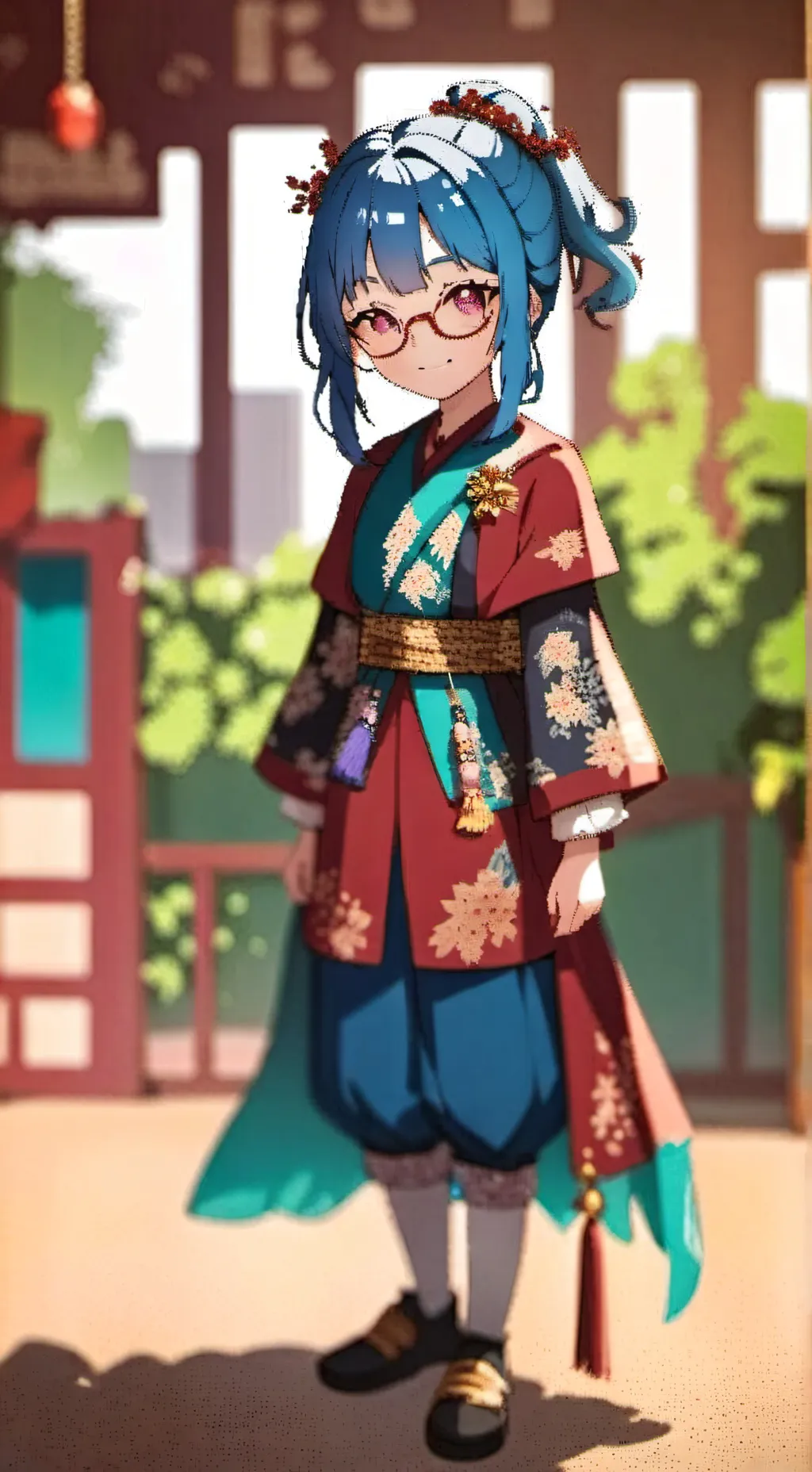 ai character: Mean Little Ninja  background