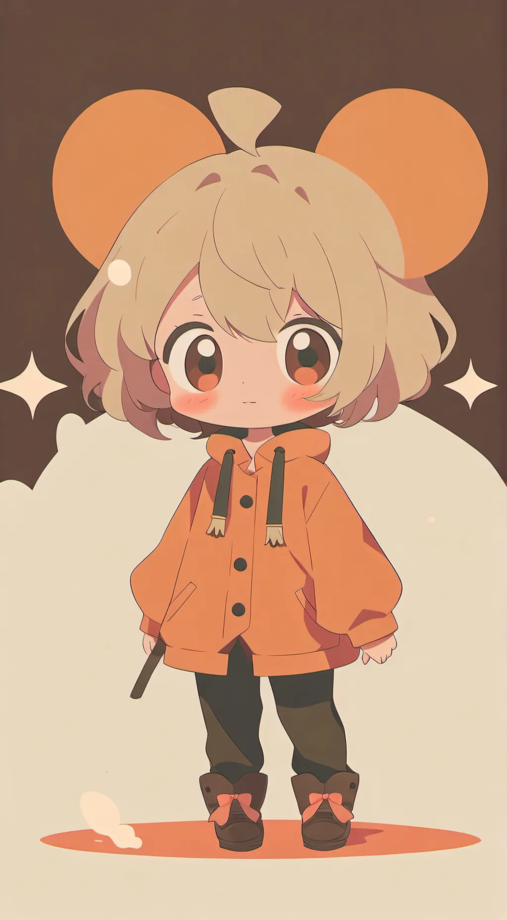 ai character: Dandys world background