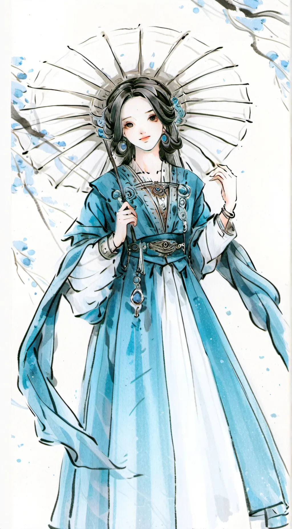 ai character: Random background