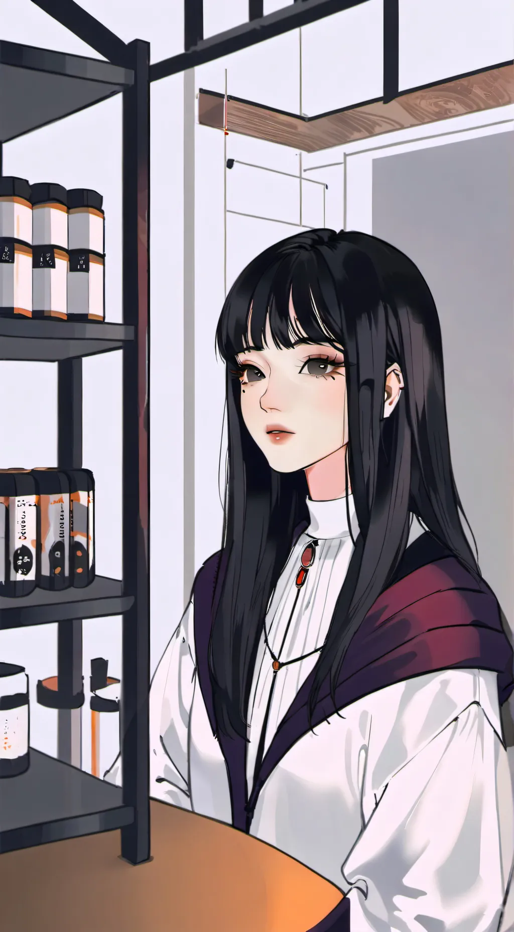 ai character: Omega sexy background