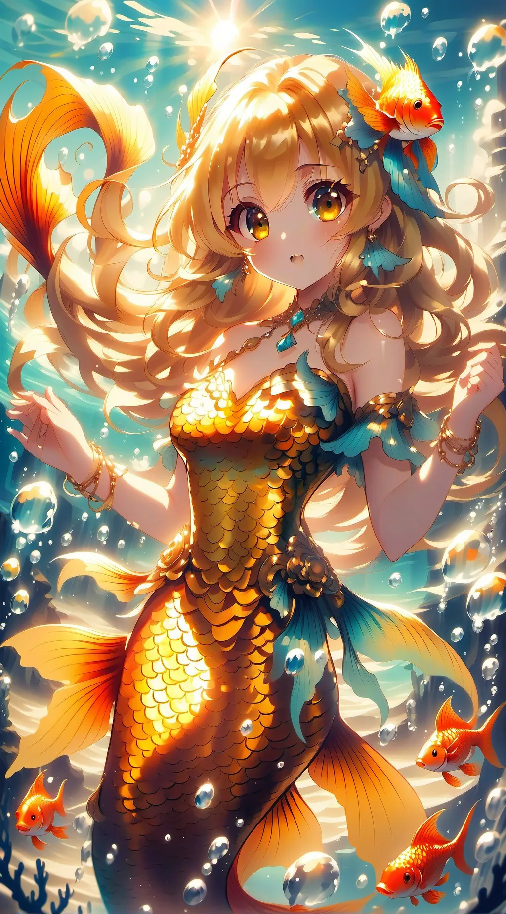 ai character: Aurora background