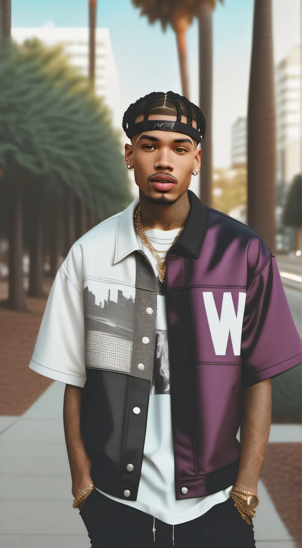 ai character: LT🥳 background