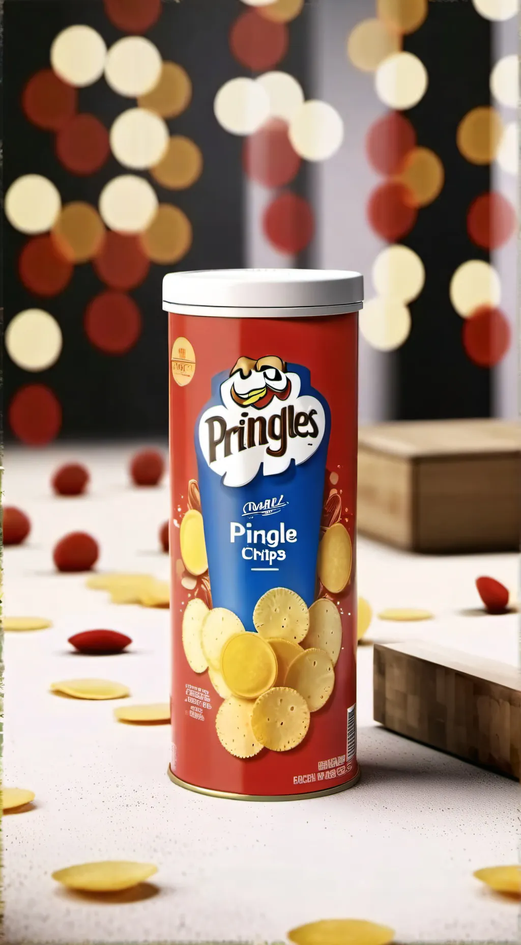 ai character: pringles  background
