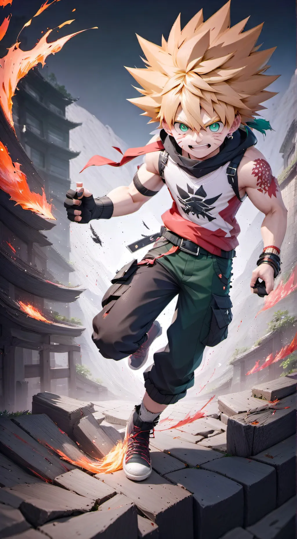 ai character: MHA background