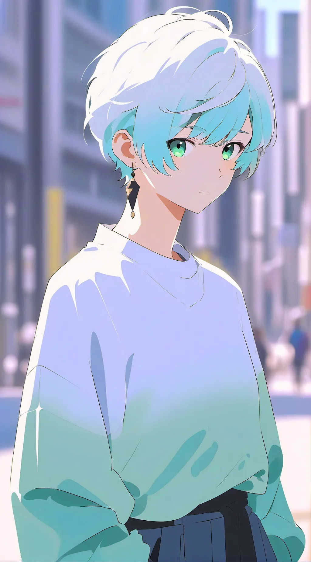 ai character: he likes you background