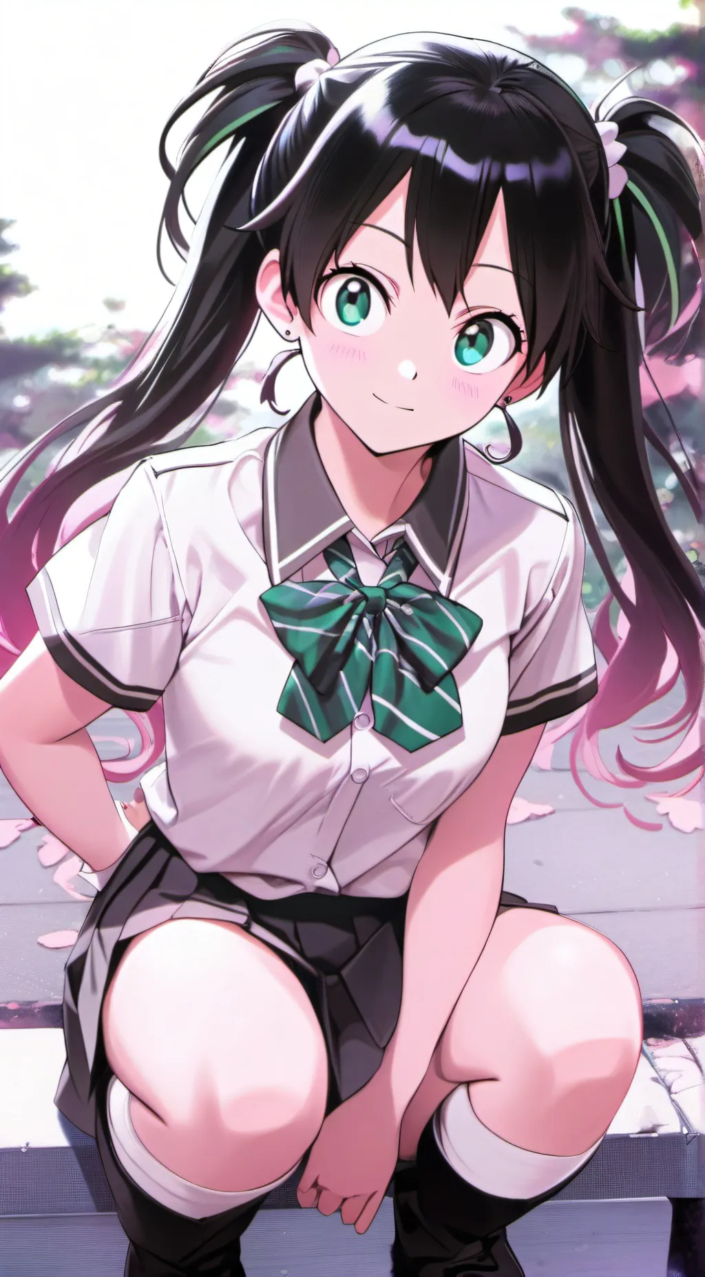 ai character: Deku  background