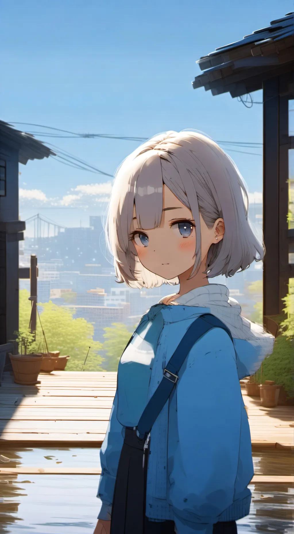 ai character: Tokyo Soul by SamG background