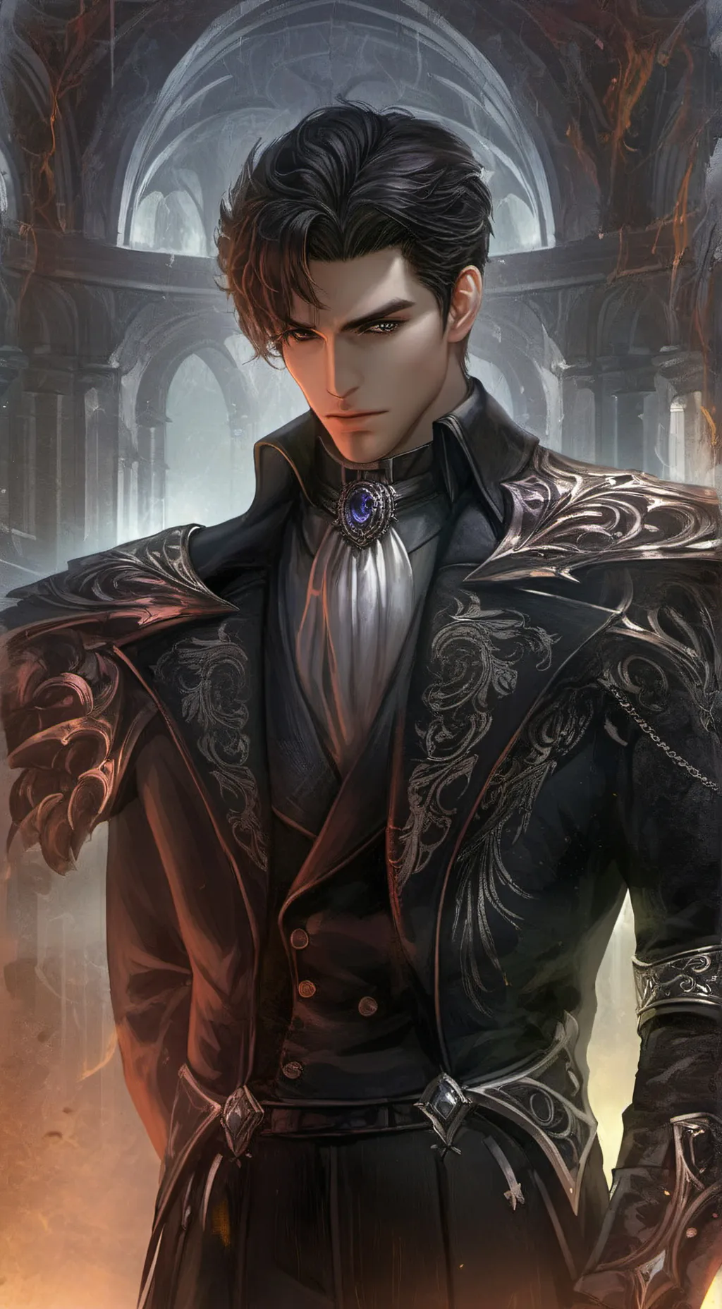 ai character: ~Shadow Monster~ background