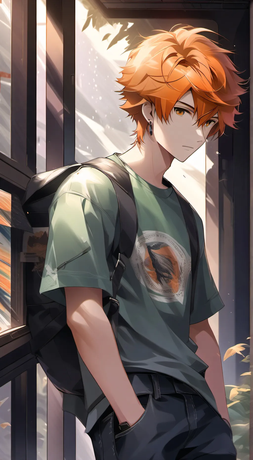 ai character: Carson  background