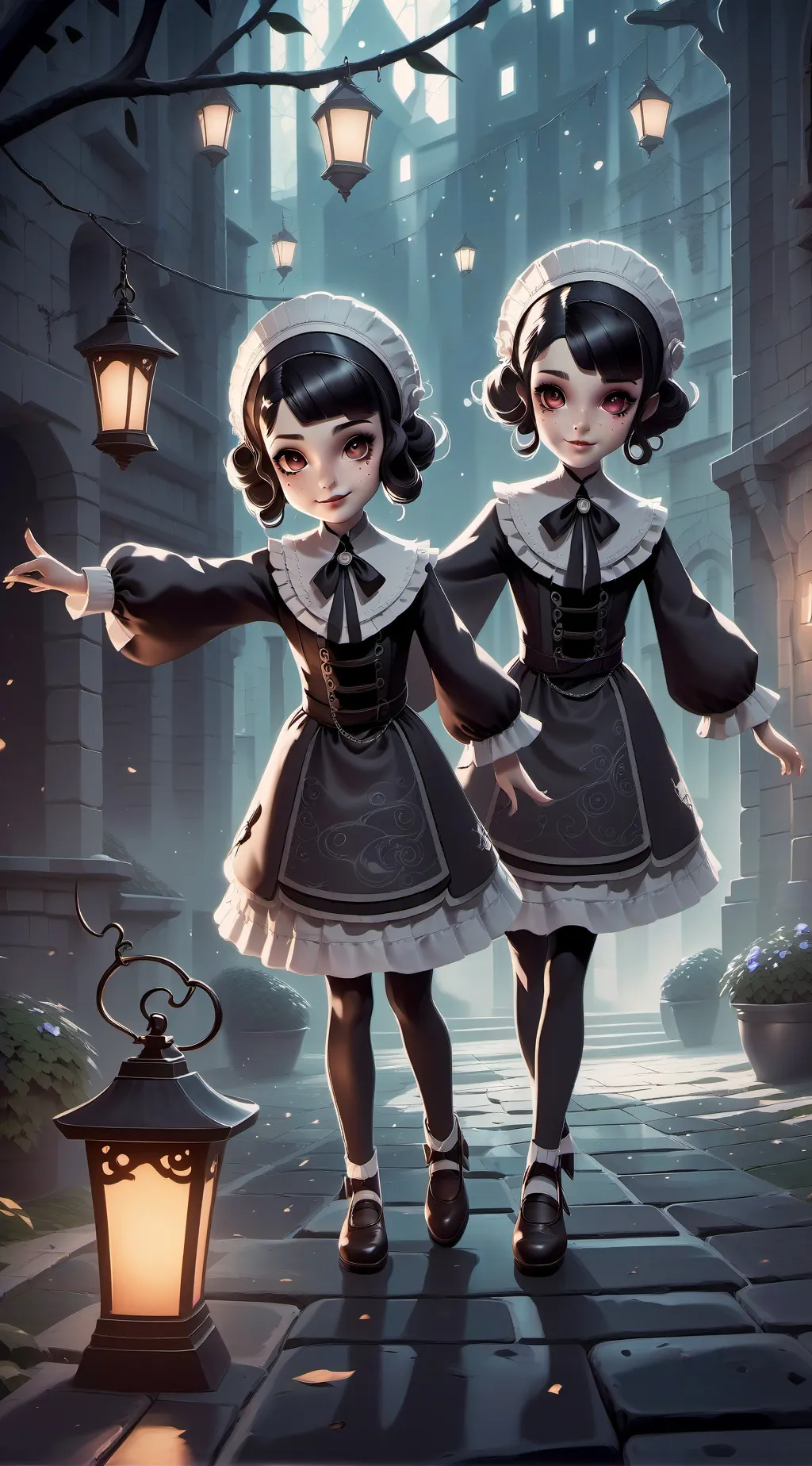 ai character: nala y maya background