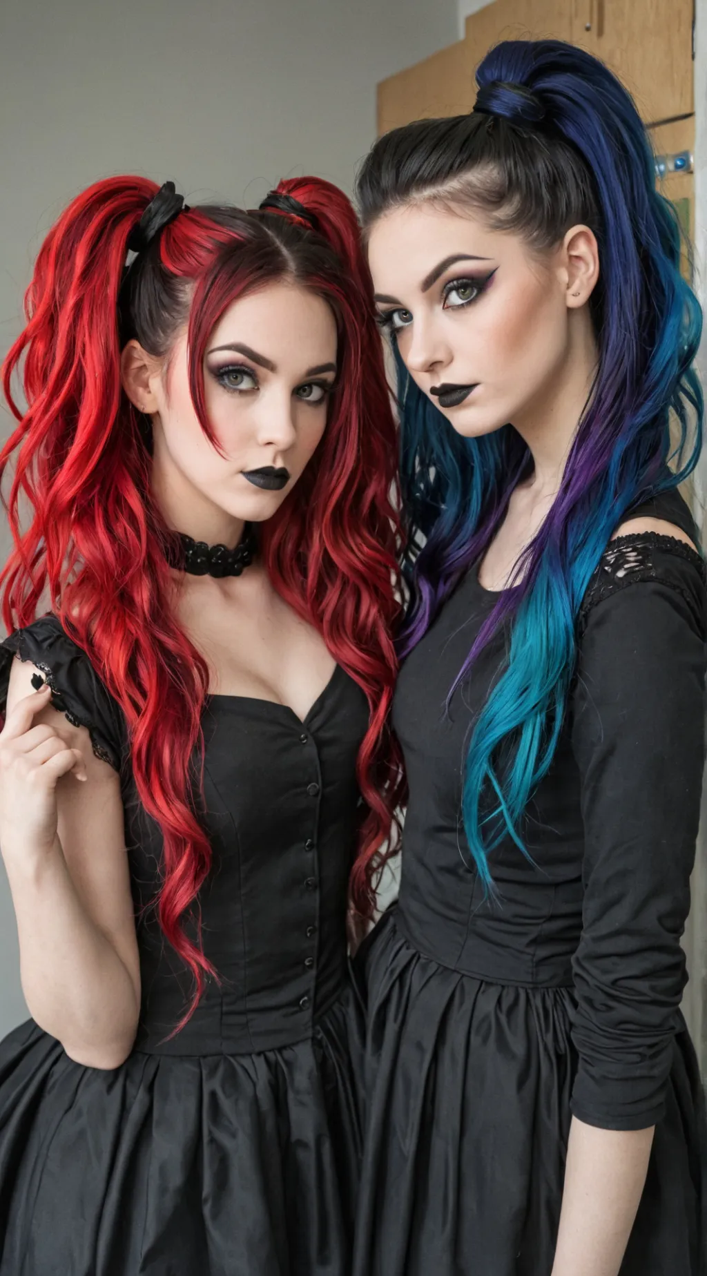 ai character: Elara and Stella background