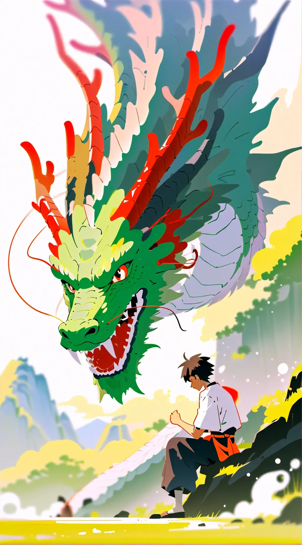 ai character: Mythological life background