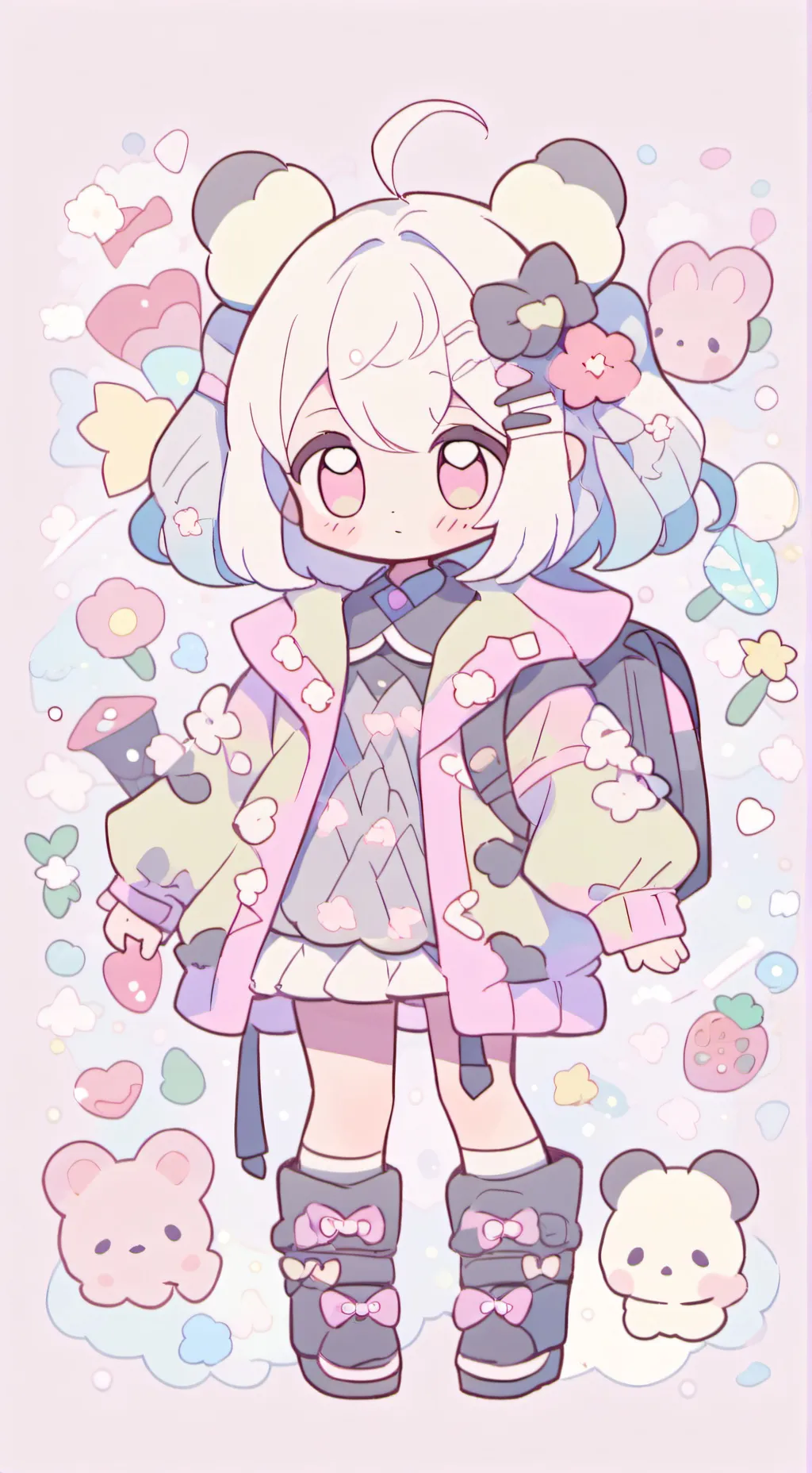 ai character: Shrimpo  background