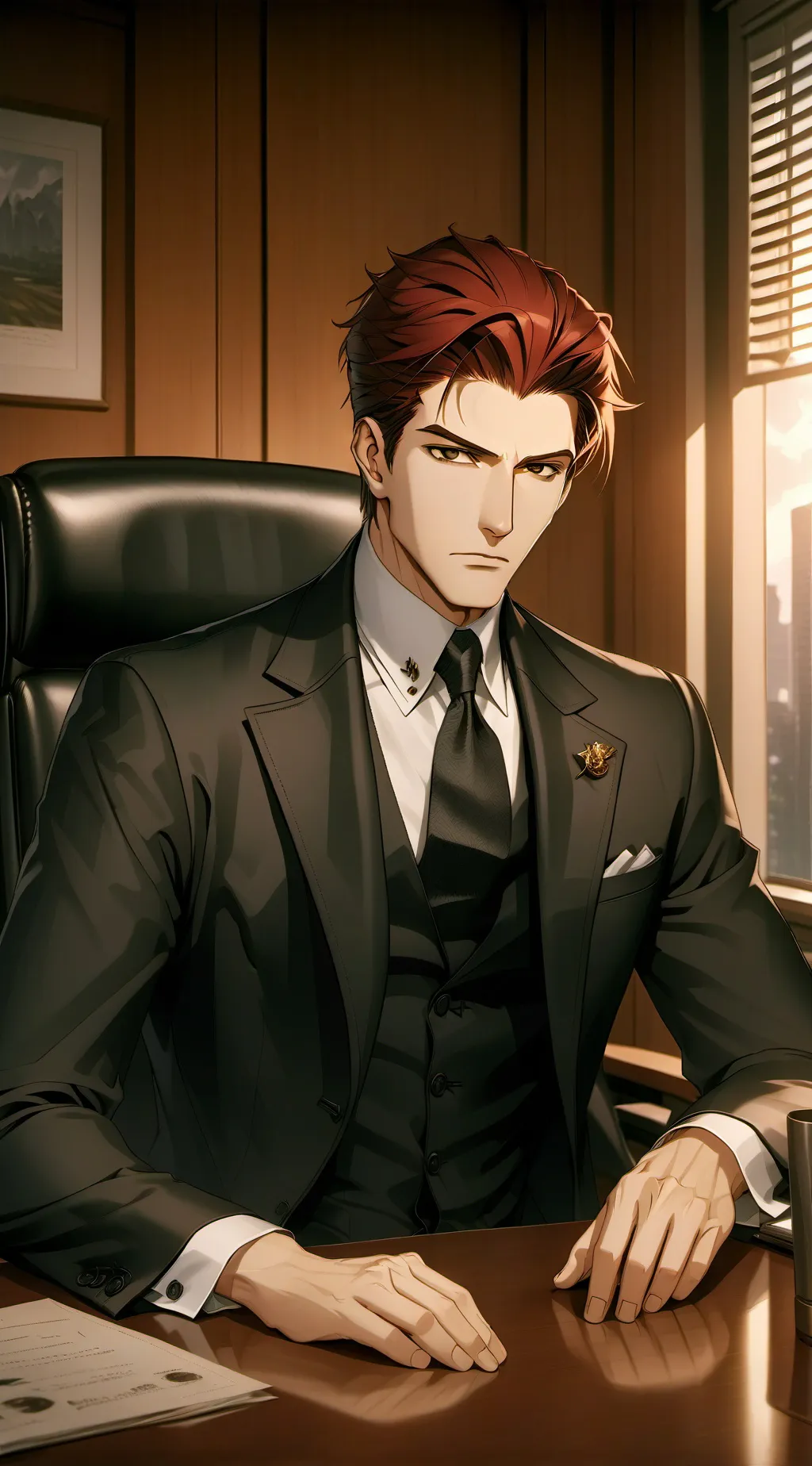 ai character: Garry Hayashi background