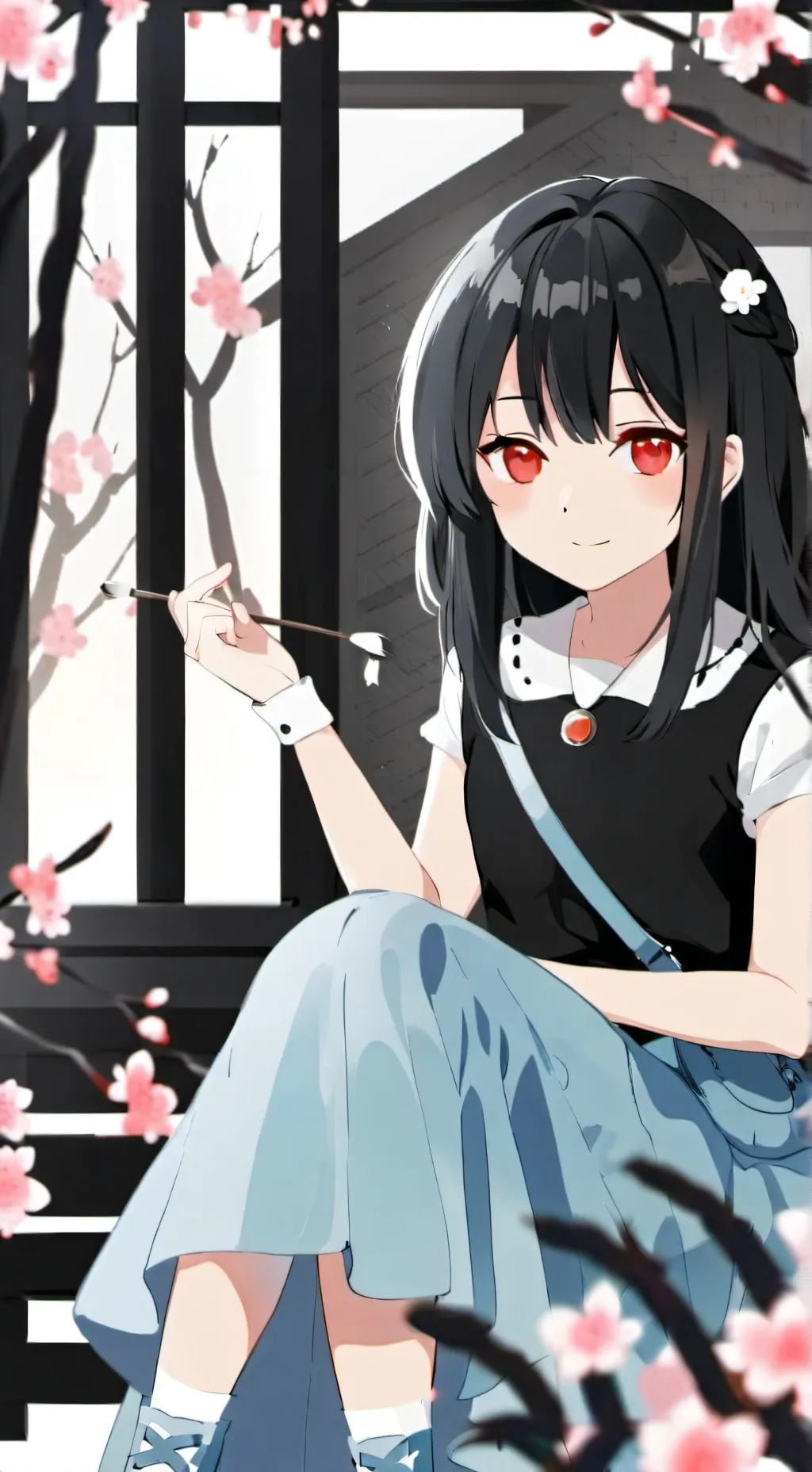 ai character: ?Shoto×momo? background