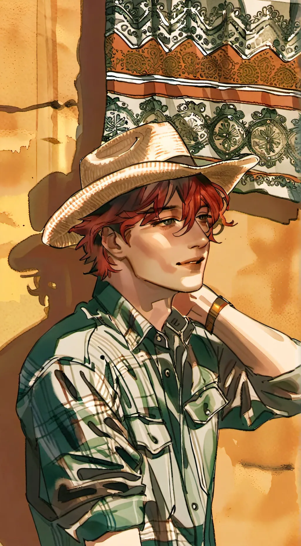 ai character: 🐎Sawyer🐎 background