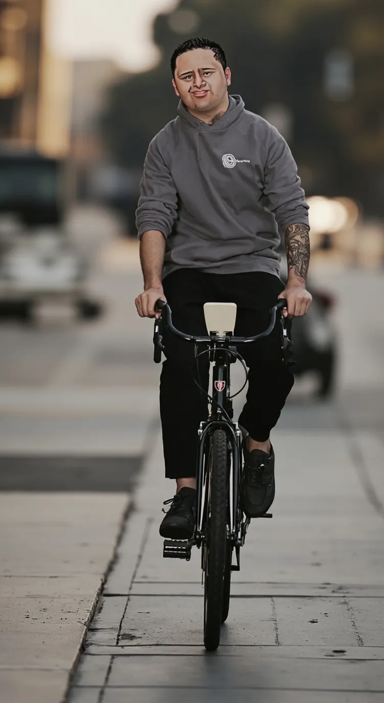 ai character: SUha Milck SUhail  background