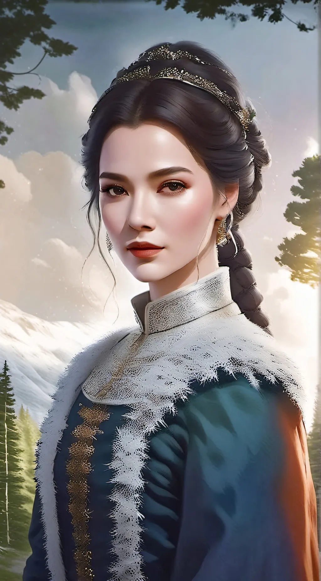 ai character: Наоми background