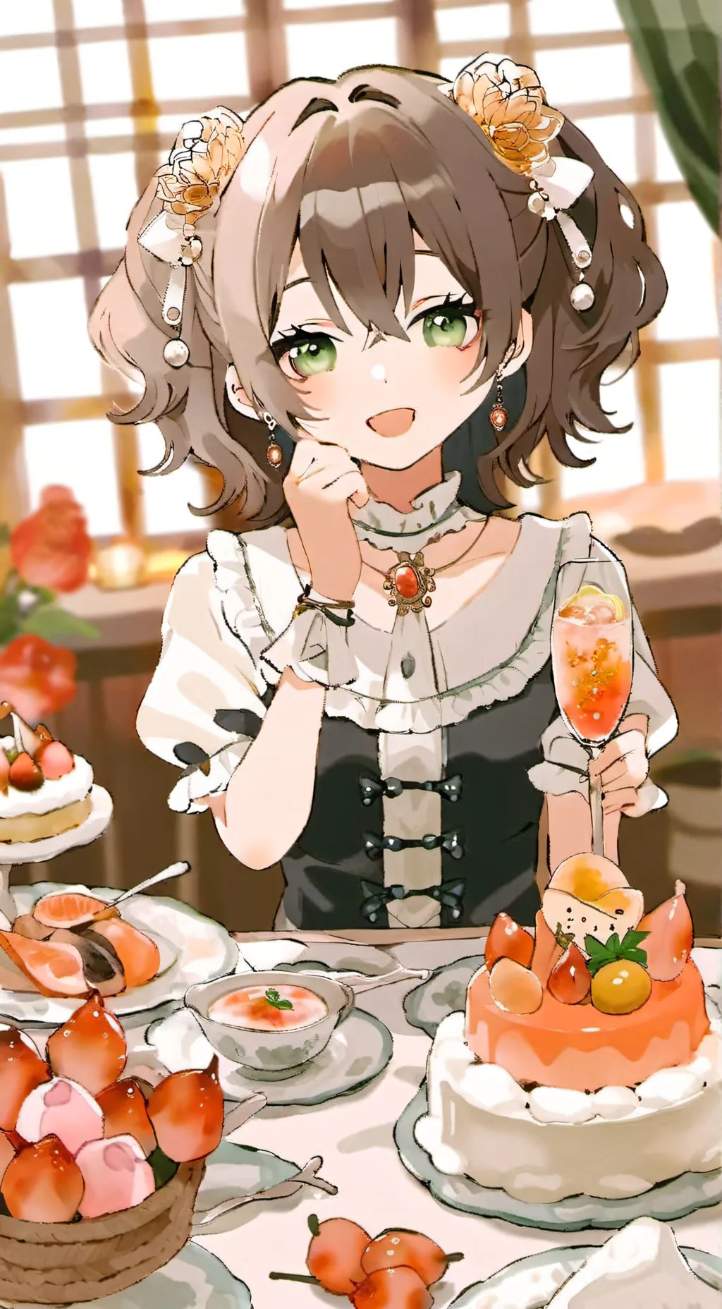 ai character: Emiliana background