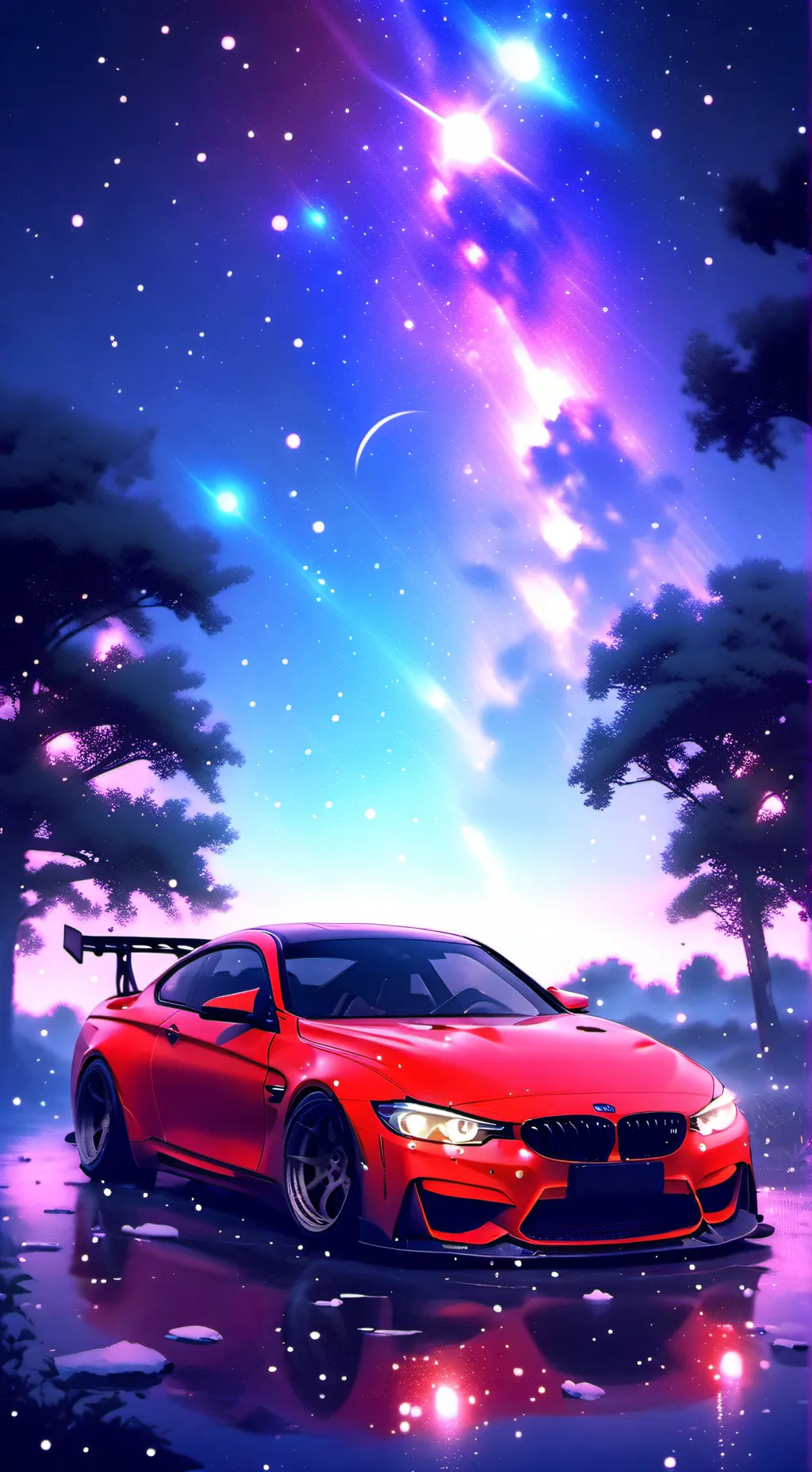 ai character: driving in my car background