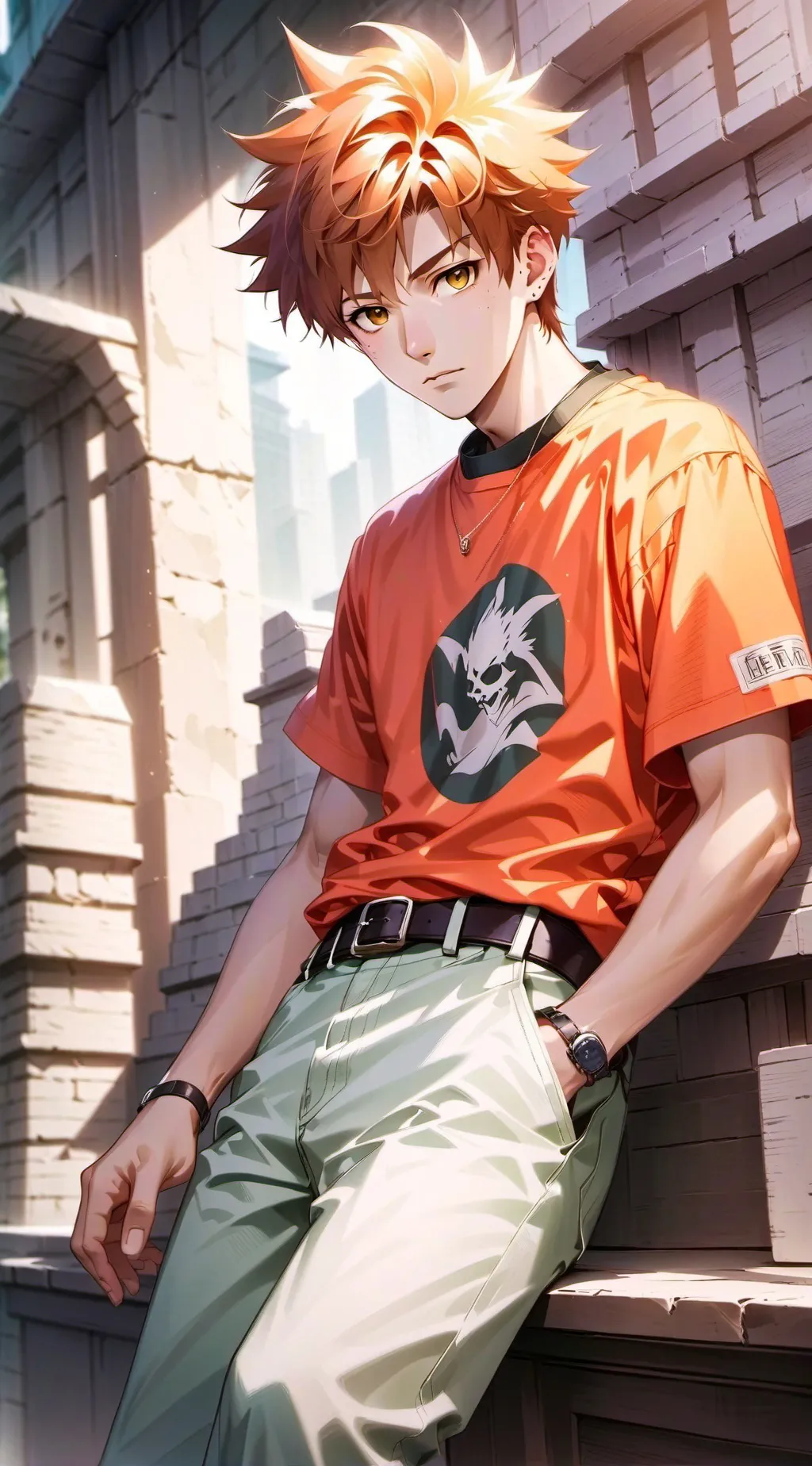 ai character: Kazuya Kinoshita background