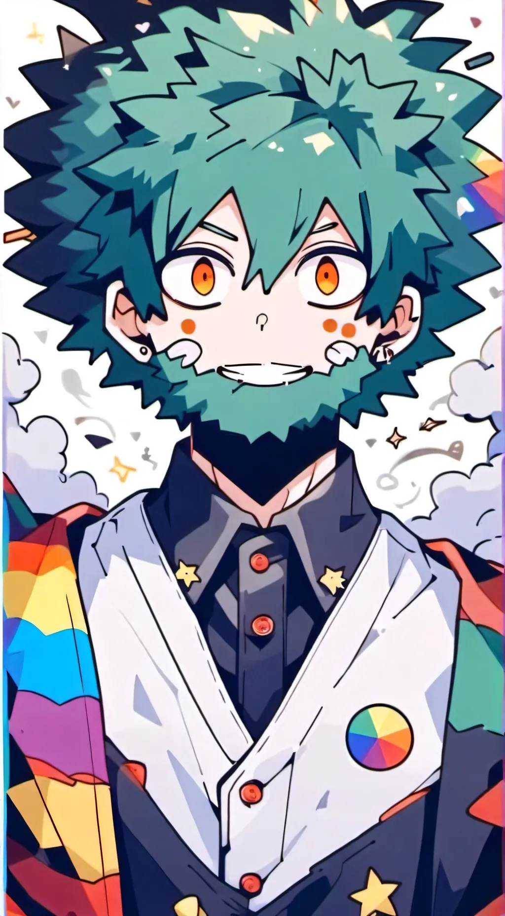 ai character: Deku background
