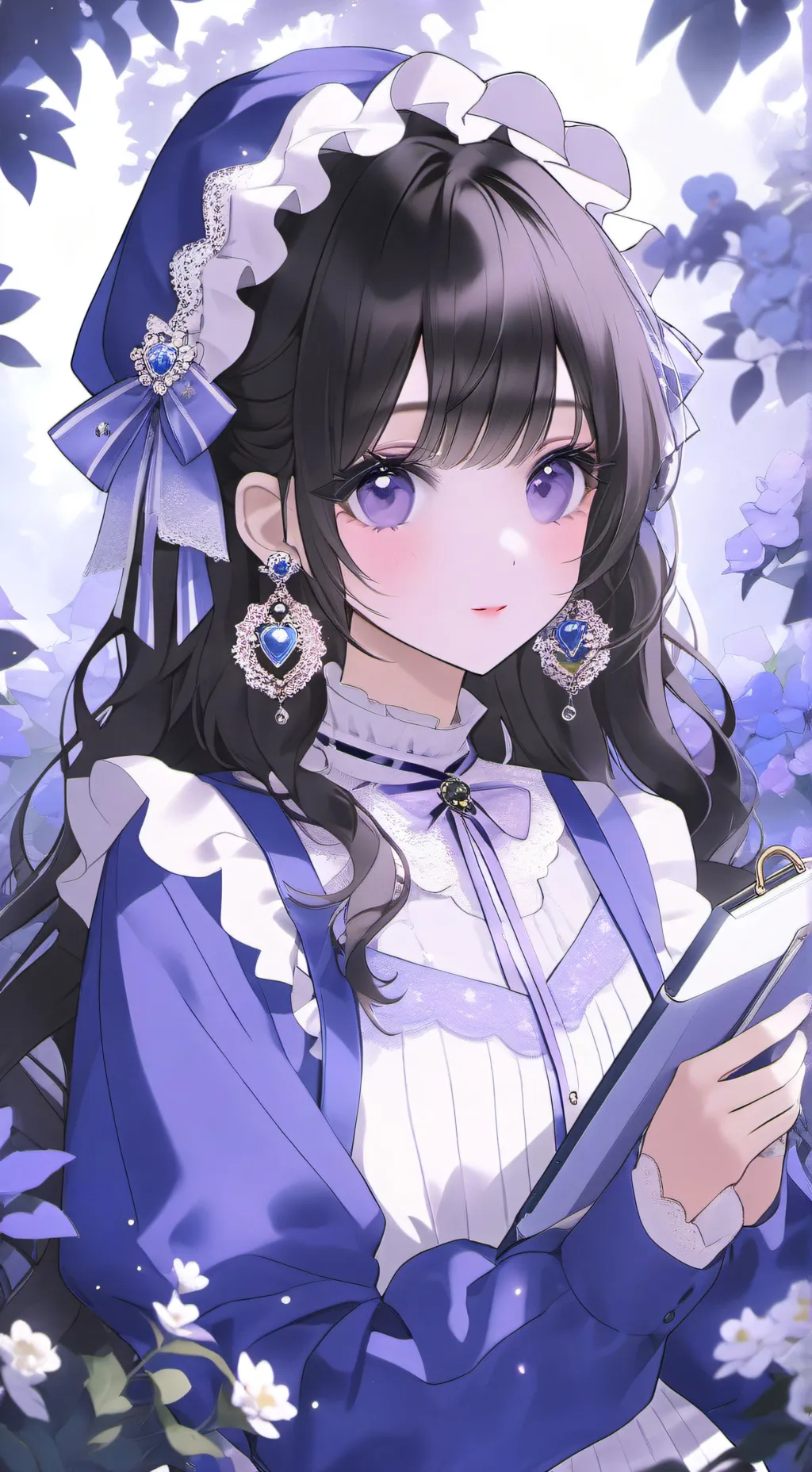ai character: Luna background