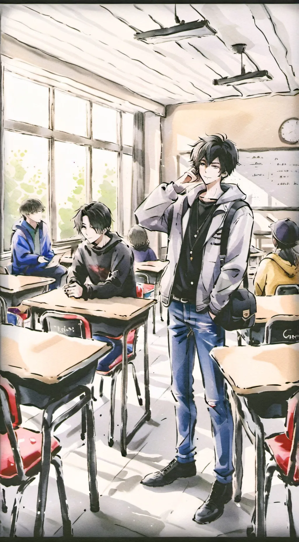 ai character: Ships background