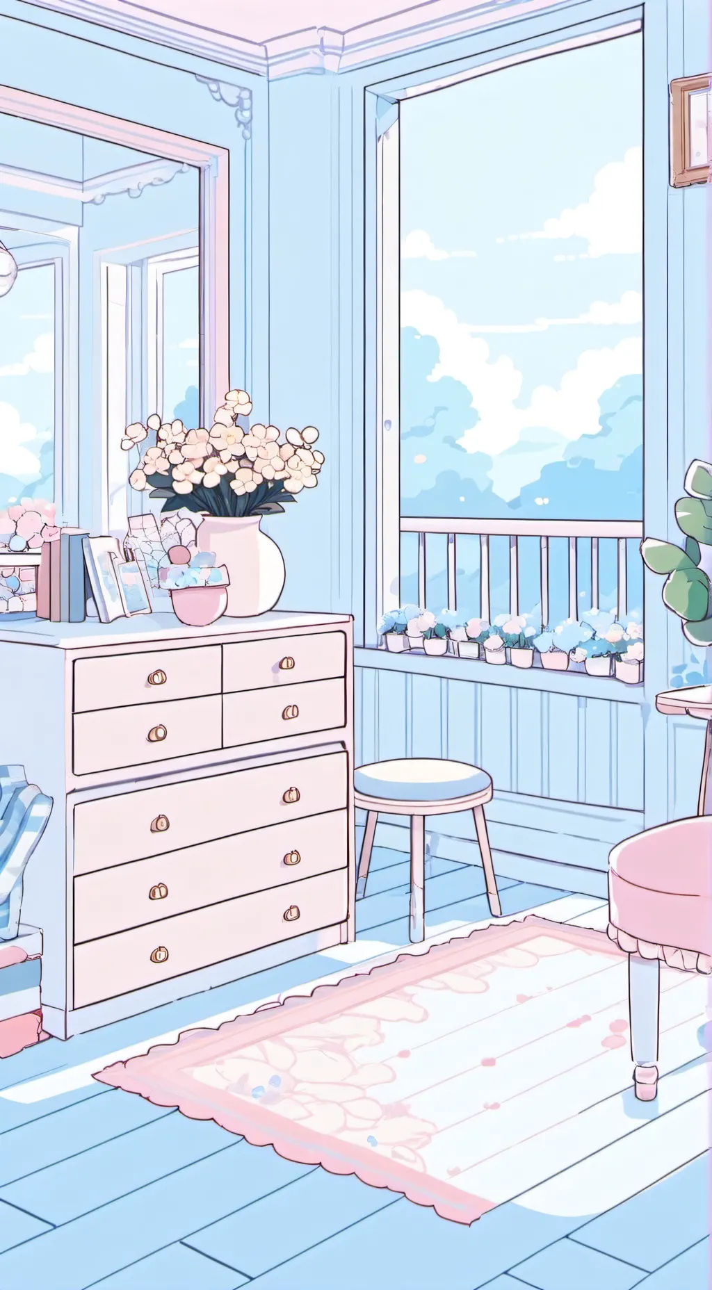 ai character: monster girl dorm background