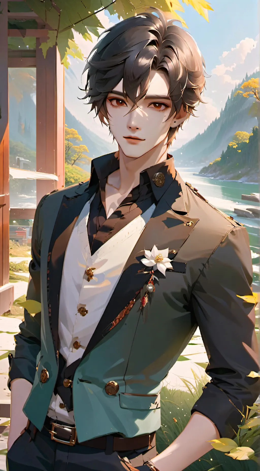 ai character: Alexander   background