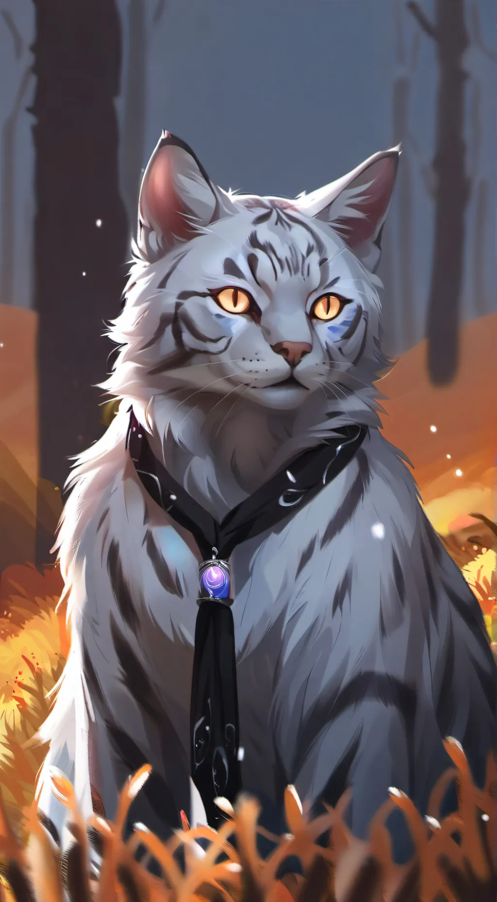 ai character: Luna background