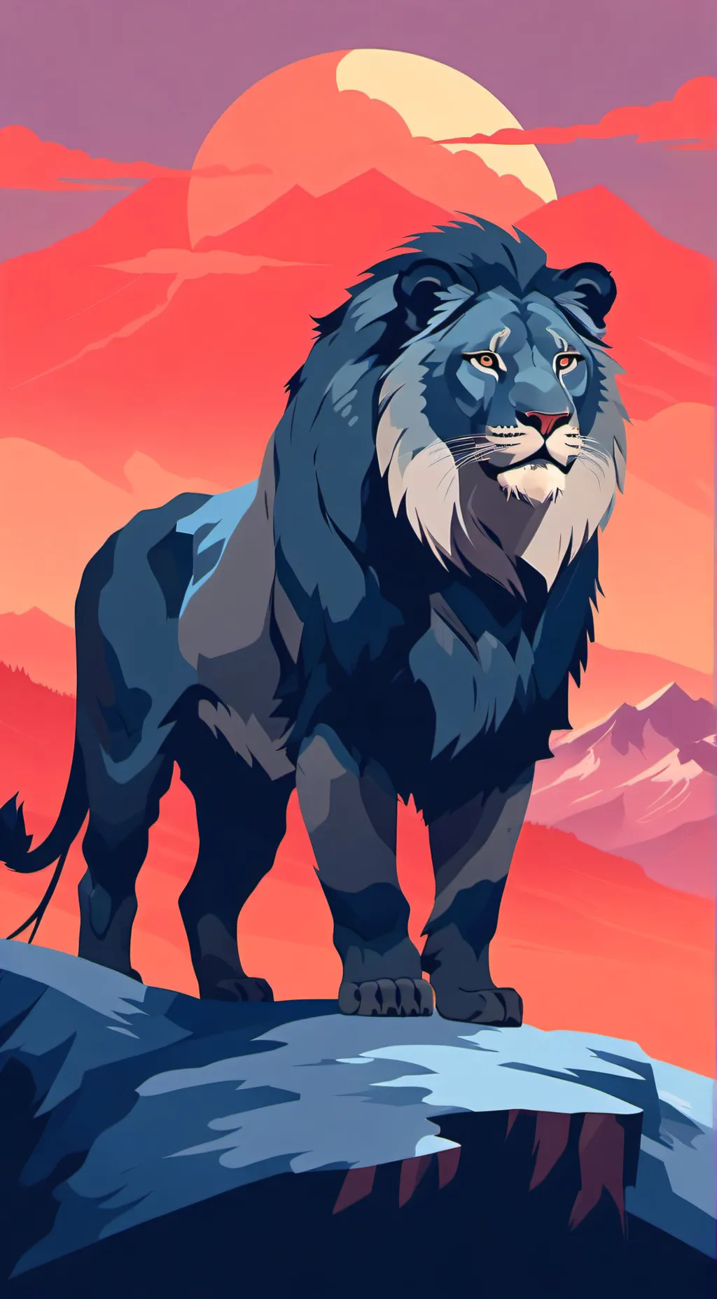 ai character: A ANIMAL KINGDOM  background