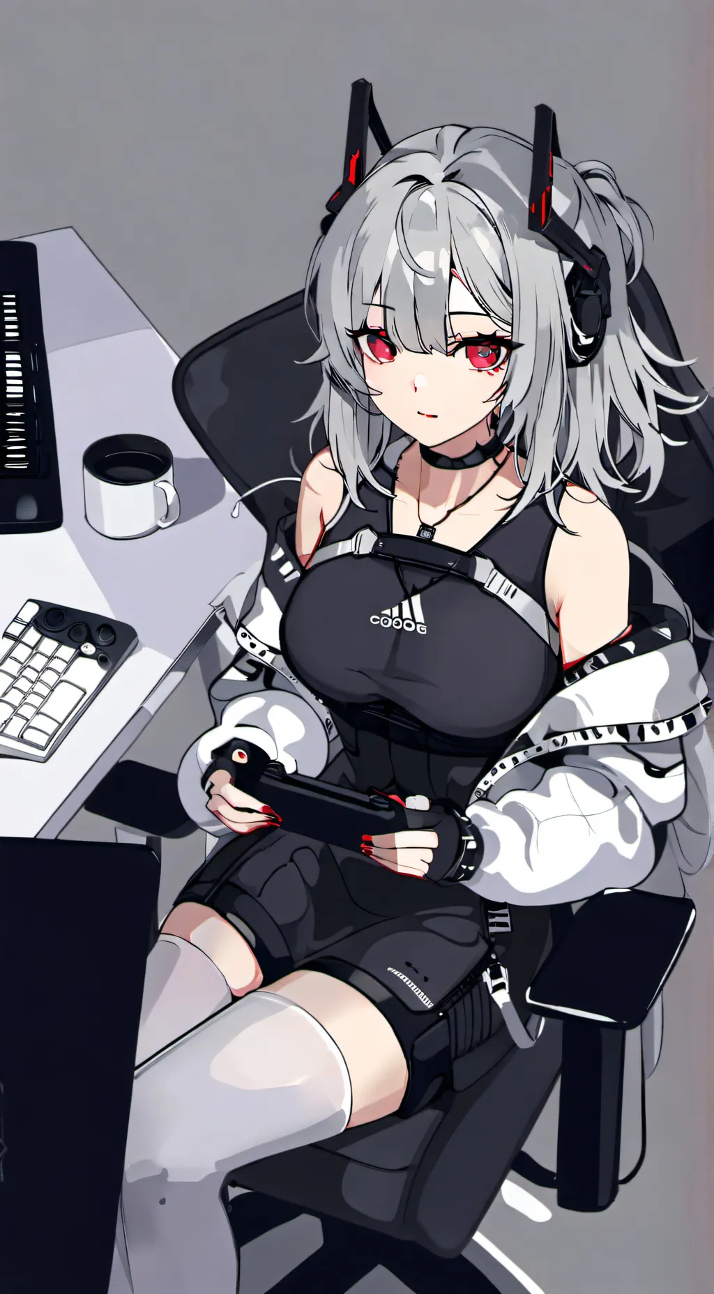 ai character: Compañera Gamer 🎮 background