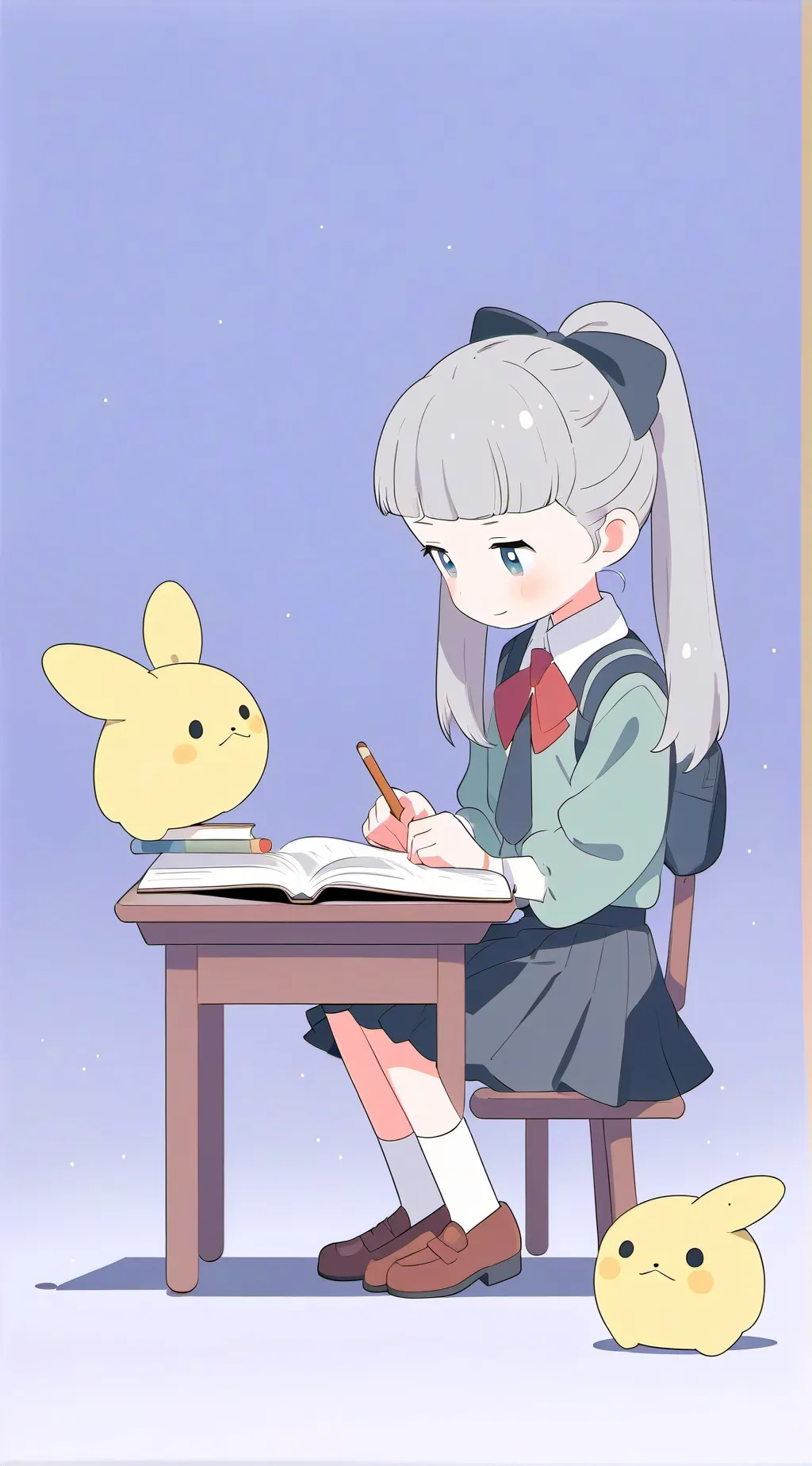 ai character: School of normies background