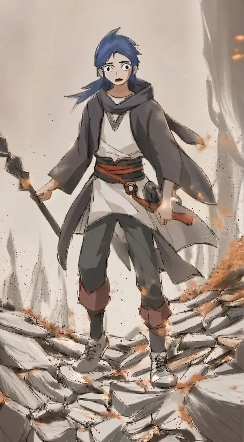 ai character: KPDH SAJA BOYS KID background