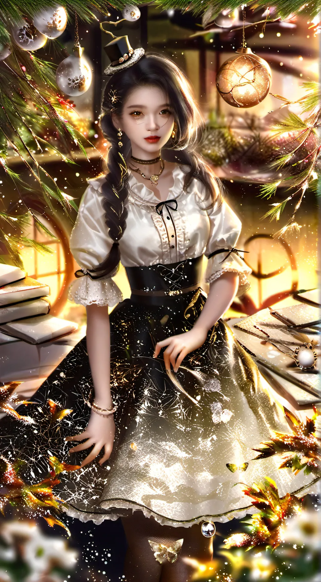 ai character: Celine  background